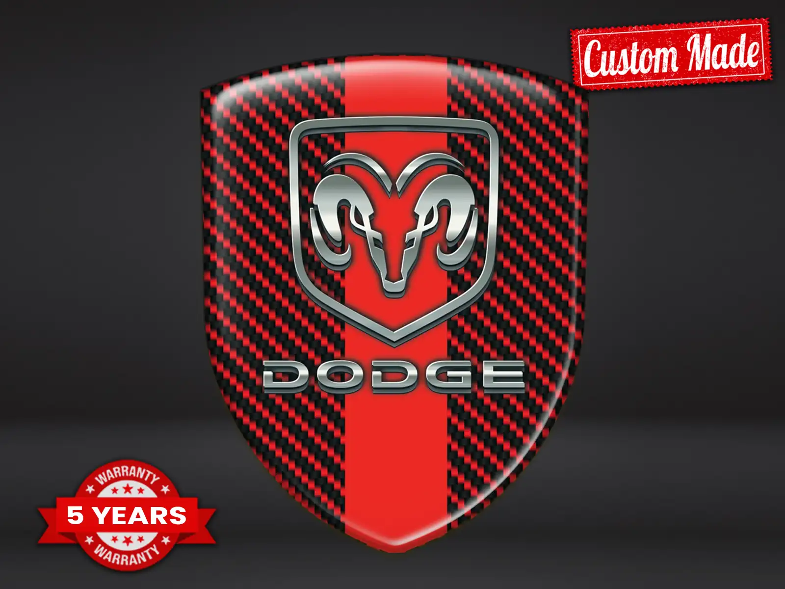 Dodge Individuell Auto Abzeichen Modern Robust Max Pro Optik